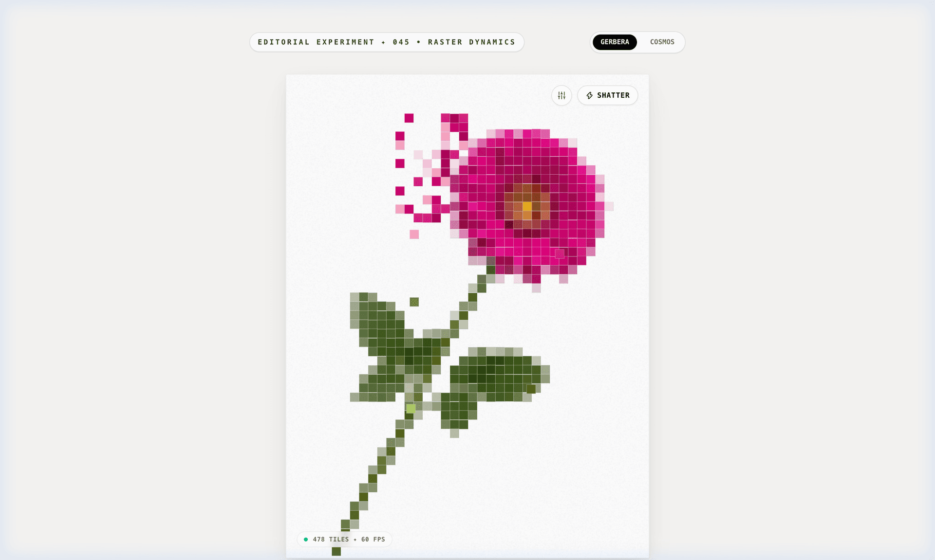 Botanical Pixel Dispersion