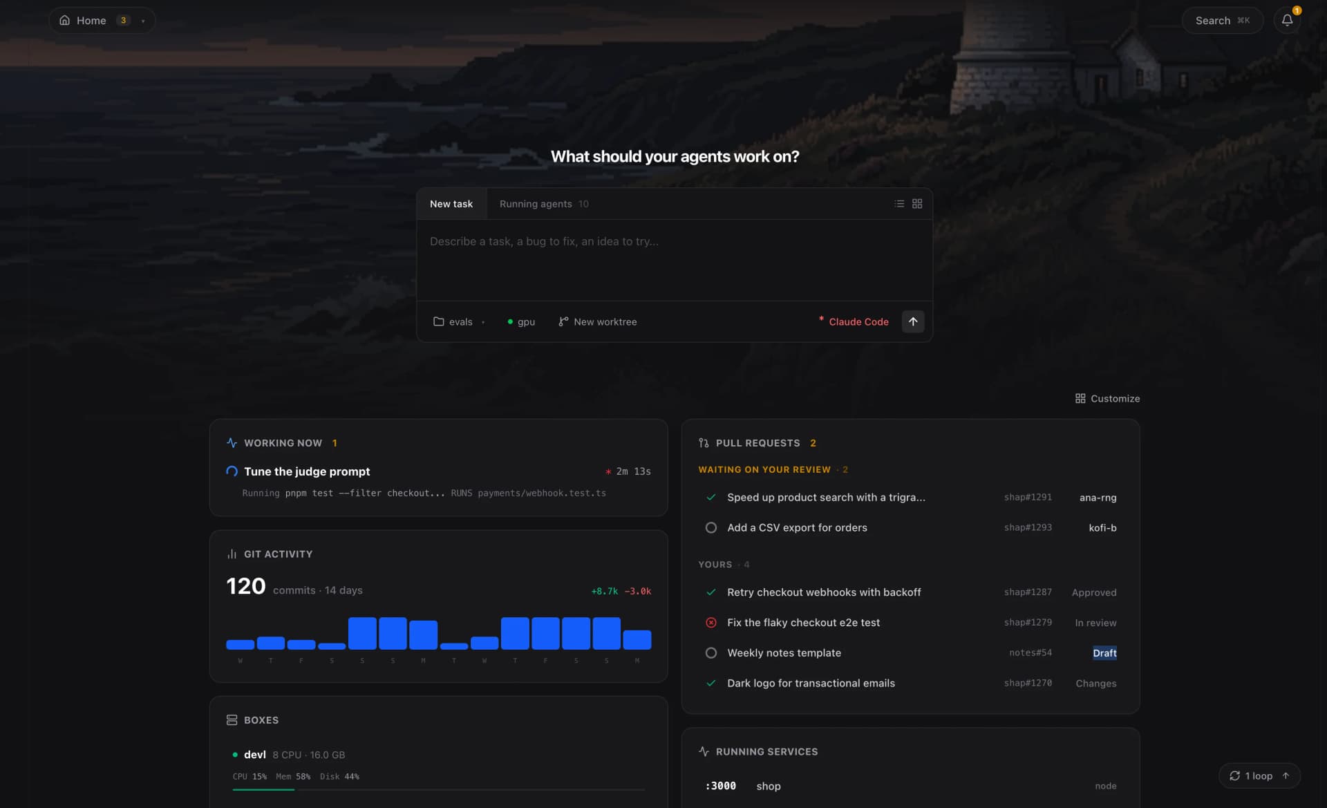 Agent Orchestration Dashboard